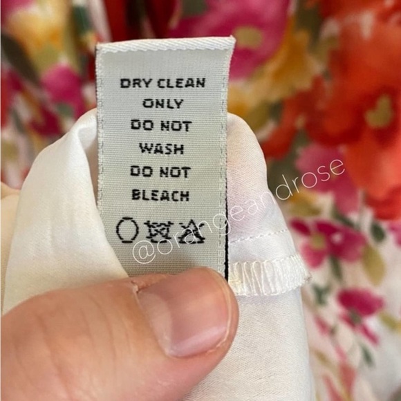 Christy Dawn White Pink Yellow Watercolor Floral The Dawn Dress Maxi Medium M - Picture 6 of 9